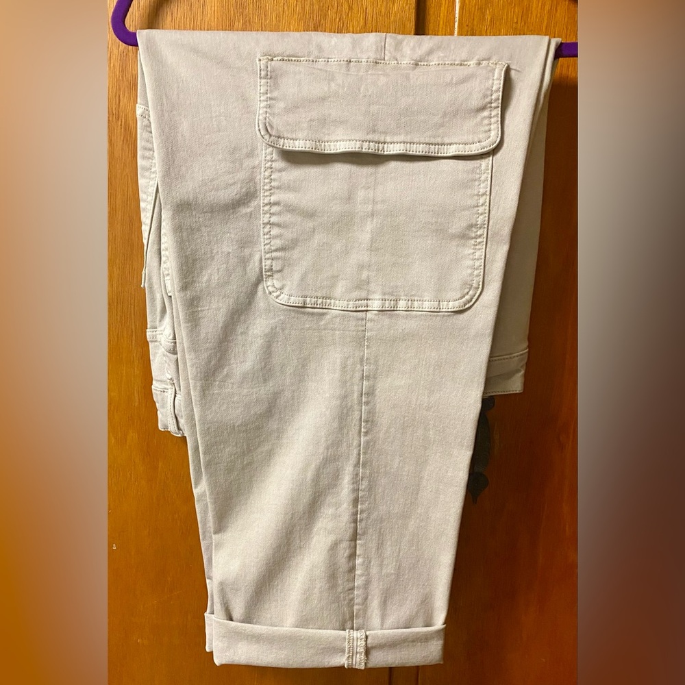LuLaRoe Utility Cargo Pants Twill Khaki